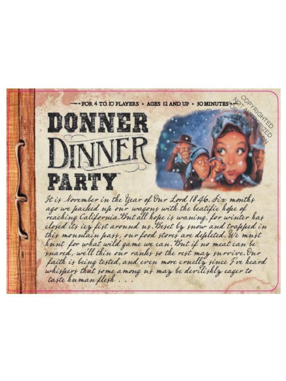 ⭐️ $10 - DONNER DINNER PARTY SOCIAL DEDUCTION + BLUFFING BOARD GAME - Picture 5 of 14